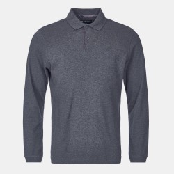 блуза,с,яка,мъжки,тениски,barbour,mens,essentials,long,sleeve,polo,shirt,slate,marl,gy73