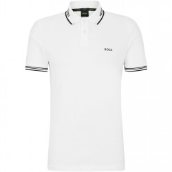 блуза,с,яка,облекла,на,разпродажба,мъжки,тениски,boss,paul,polo,shirt,white,100