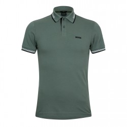 блуза,с,яка,облекла,на,разпродажба,мъжки,тениски,boss,men's,hbg,paul,polo,contrast,striped,trim,shirt,open,green