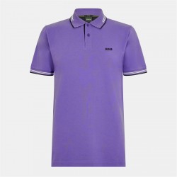 блуза,с,яка,облекла,на,разпродажба,мъжки,тениски,boss,men's,paul,polo,shirt,dark,purple