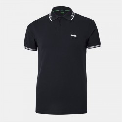 блуза,с,яка,облекла,на,разпродажба,мъжки,тениски,boss,men's,paul,polo,shirt,dark,blue