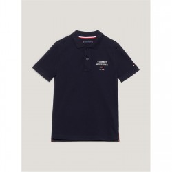 юношеска,блуза,с,яка,детски,облекла,tommy,hilfiger,logo,polo,short,sleeve,shirt,junior,desert,sky