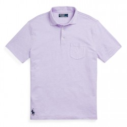 блуза,с,яка,облекла,на,разпродажба,polo,ralph,lauren,linen,short,sleeve,polo,shirt,sky,lavender