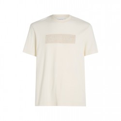 тениска,мъжки,тениски,calvin,klein,logo,embroidered,t,shirt,egret