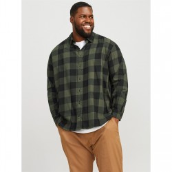 мъжки,облекла,размер,jack,and,jones,twill,shirt,mens,plus,size,dusty,olive