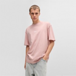 тениска,облекла,на,разпродажба,мъжки,тениски,hugo,men's,regular,fit,logo,back,t,shirt,lt,pas,pink,680