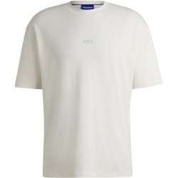 тениска,облекла,на,разпродажба,мъжки,тениски,hugo,men's,regular,fit,logo,back,t,shirt,open,white,124