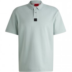 блуза,с,яка,мъжки,тениски,hugo,men's,deabono,short,sleeve,polo,shirt,open,grey,074