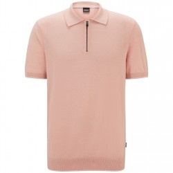 Boss Boss Trieste 10258318 01 - Open Pink облекла,на,разпродажба,мъжки,тениски,boss,boss,trieste,10258318,01,open,pink