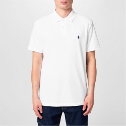 блуза,с,яка,мъжки,тениски,polo,ralph,lauren,custom,fit,polo,shirt,white