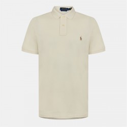 блуза,с,яка,облекла,на,разпродажба,мъжки,тениски,polo,ralph,lauren,men's,custom,short,sleeve,polo,shirt,parchment,cream