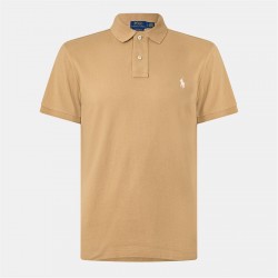 блуза,с,яка,мъжки,тениски,polo,ralph,lauren,men's,custom,short,sleeve,polo,shirt,cafe,tan