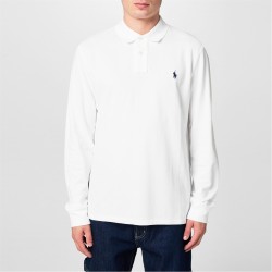 блуза,с,яка,мъжки,тениски,polo,ralph,lauren,slim,fit,polo,shirt,white