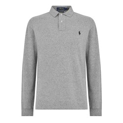 блуза,с,яка,мъжки,тениски,polo,ralph,lauren,men,s,long,sleeve,polo,shirt,grey