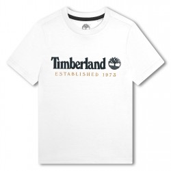 юношеска,тениска,детски,3/4,панталони,timberland,logo,t,shirt,juniors,white,10p