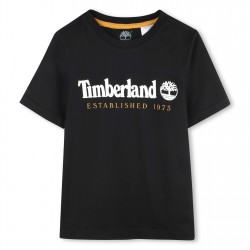 юношеска,тениска,детски,3/4,панталони,timberland,logo,t,shirt,juniors,black,09b