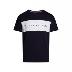 тениска,мъжки,тениски,tommy,hilfiger,cotton,panel,t,shirt,navy,white