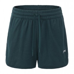 дамски,поларени,къси,панталони,дамски,къси,панталони,slazenger,fleece,interlock,shorts,womens,forest,green