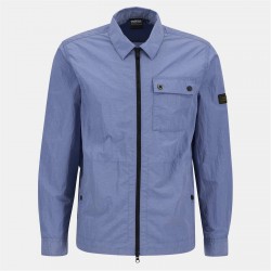 риза,с,дълъг,ръкав,мъжки,якета,barbour,international,men's,inline,cotton,long,sleeve,overshirt,manor,blue,bu58
