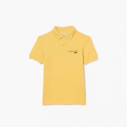 юношеска,блуза,с,яка,детски,облекла,lacoste,short,sleeve,logo,polo,shirt,juniors,yellow,iy1