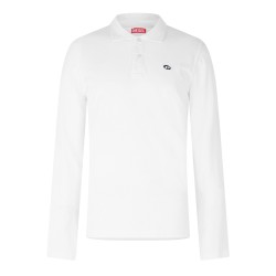 Блуза с яка Diesel Mens T-Smith-Doval Long Sleeve Polo Shirt - Bright White блуза,с,яка,мъжки,тениски,diesel,men,s,t,smith,doval,long,sleeve,polo,shirt,bright,white