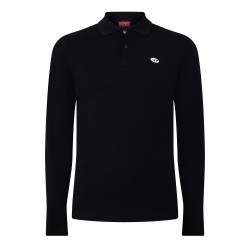 Блуза с яка Diesel Mens T-Smith-Doval Long Sleeve Polo Shirt - Black Black B блуза,с,яка,мъжки,тениски,diesel,men,s,t,smith,doval,long,sleeve,polo,shirt,black,black,b