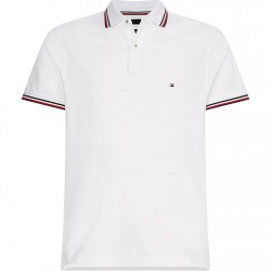 блуза,с,яка,мъжки,летен,каталог,мъжки,тениски,tommy,hilfiger,core,tipped,slim,polo,shirt,white