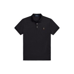 блуза,с,яка,мъжки,тениски,polo,ralph,lauren,mens,slim,fit,short,sleeve,polo,shirt,polo,black