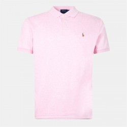 блуза,с,яка,облекла,на,разпродажба,мъжки,тениски,polo,ralph,lauren,men's,slim,fit,short,sleeve,polo,shirt,carmel,pink