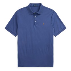 блуза,с,яка,мъжки,тениски,polo,ralph,lauren,mens,slim,fit,short,sleeve,polo,shirt,earth,blue