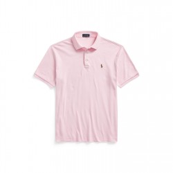 блуза,с,яка,облекла,на,разпродажба,мъжки,тениски,polo,ralph,lauren,men's,slim,fit,short,sleeve,polo,shirt,carmel,pink