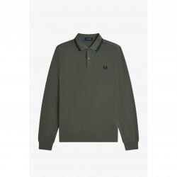 блуза,с,яка,мъжки,тениски,fred,perry,long,sleeve,twin,tipped,polo,shirt,wrth,grn,z50