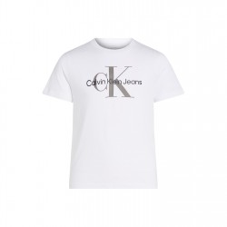 юношеска,тениска,детски,3/4,панталони,calvin,klein,jeans,monogram,t,shirt,junior,bright,white