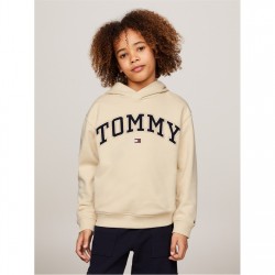 юношески,суичър,детски,облекла,tommy,hilfiger,varsity,over,the,head,hoodie,junior,country,ivory