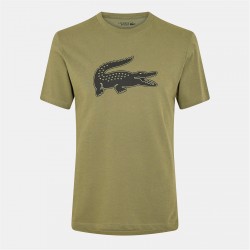 мъжка,тениска,облекла,на,разпродажба,мъжки,тениски,lacoste,sport,3d,print,crocodile,jersey,t,shirt,mens,khaki,black