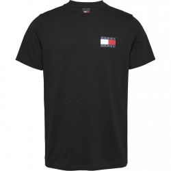 тениска,мъжки,тениски,tommy,jeans,tjm,slim,essential,flag,tee,ext,black