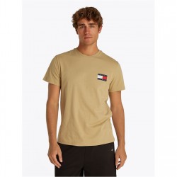 тениска,мъжки,тениски,tommy,jeans,tjm,slim,essential,flag,tee,ext,relic,tan