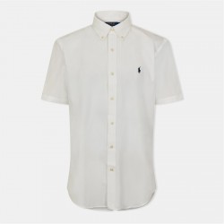 риза,с,къс,ръкав,облекла,на,разпродажба,мъжки,ризи,polo,ralph,lauren,poplin,short,sleeve,shirt,white