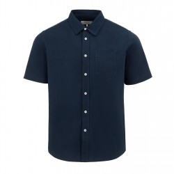 мъжка,риза,с,къс,ръкав,firetrap,short,sleeve,oxford,shirt,mens,navy