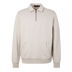 блуза,облекла,на,разпродажба,мъжки,ежедневни,облекла,мъжки,горнища,с,качулка,polo,ralph,lauren,loopback,terry,cotton,quarter,zip,sweater,stoneware,grey