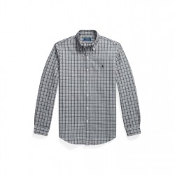 риза,с,дълъг,ръкав,облекла,на,разпродажба,мъжки,ризи,polo,ralph,lauren,men's,brushoxf,long,sleeve,patterned,shirt,grey,heather