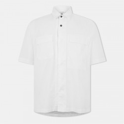 риза,с,къс,ръкав,облекла,на,разпродажба,мъжки,ризи,cp,company,short,sleeve,ripstop,shirt,gauze,white,103