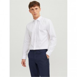 Jack and Jones Joe Poplin Shirt Mens - White jack,and,jones,joe,poplin,shirt,mens,white