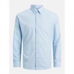 Jack and Jones Joe Poplin Shirt Mens - Cashmere Blue jack,and,jones,joe,poplin,shirt,mens,cashmere,blue