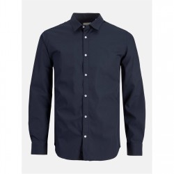 Jack and Jones Joe Poplin Shirt Mens - Navy Blazer jack,and,jones,joe,poplin,shirt,mens,navy,blazer