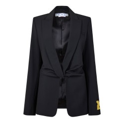 дамско,яке,off,white,women,s,duchesse,twisted,duchesse,fabric,suit,jacket,black