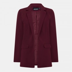 сако,промоция,на,зимни,облекла,дамски,жилетки,pieces,blazer,fem,wo,ld99,grape,wine