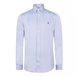 облекла,на,разпродажба,мъжки,ризи,polo,ralph,lauren,pinpoint,oxford,shirt,blue