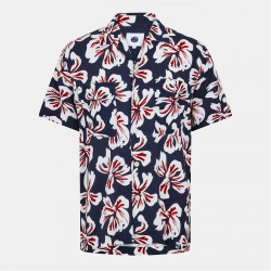 риза,pretty,green,men's,bauhaus,cuban,collar,short,sleeve,plain,shirt,navy