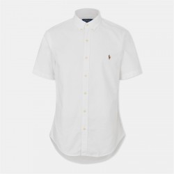 облекла,на,разпродажба,мъжки,ризи,polo,ralph,lauren,custom,fit,oxford,shirt,white